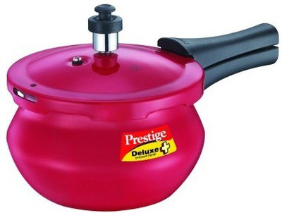 Prestige Deluxe Plus Baby Handi 2 Litre Rice Cooker, Food Steamer, Egg Cooker(2 L, Red)