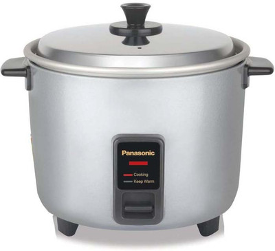 

Panasonic SR-WA18H (YC) Electric Rice Cooker(1.8 L, Burgundy, Silver)