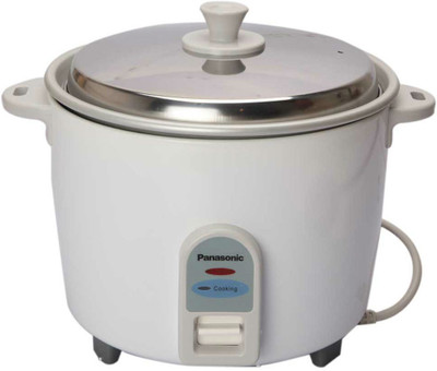 Panasonic SR WA 10 Electric Rice Cooker(1 L, White) available at flipkart for Rs.1845