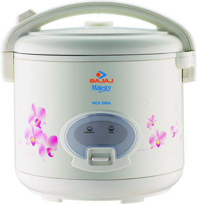 Bajaj Majesty New RCX 21 Deluxe Electric Rice Cooker(1.8 L, White)