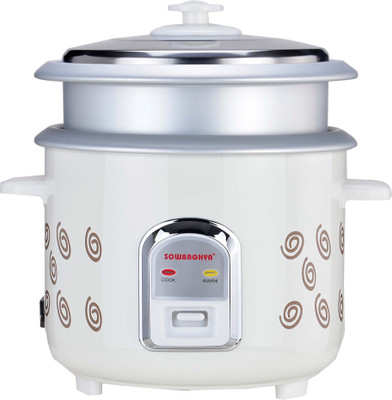 

SOWBAGHYA ERC03 Electric Rice Cooker(1.8 L, White)