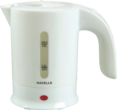 

Havells Travel Ease 0.5 L Electric Kettle(0.5 L, White)