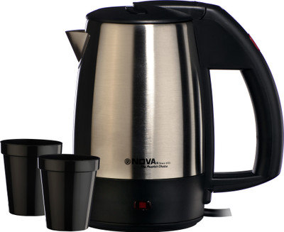 

Nova NKT 2738 Electric Kettle(0.5 L, Black, Steel)