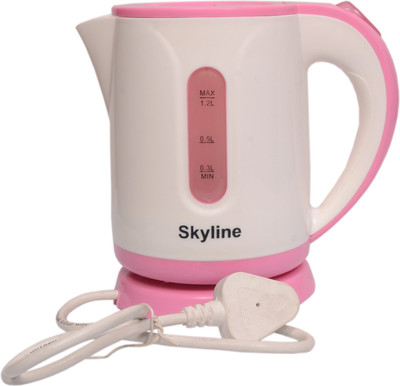 Skyline VTL-5010 Electric Kettle(1.2 L, Pink, White) available at flipkart for Rs.700