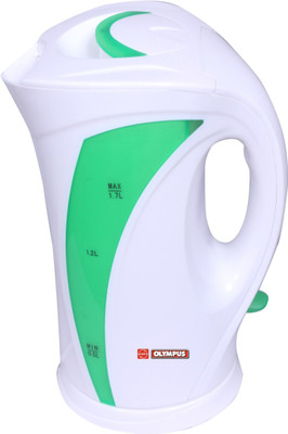 

Olympus OEK-666(GREEN) Electric Kettle(1.7 L, WHITE WITH GREEN PANNEL)