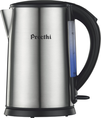 Preethi EK711 Electric Kettle(1.8 L, Silver)