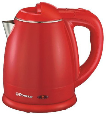 

Ponmani SSR-1.5 Electric Kettle(1.5 L, Red)
