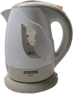 

Bajaj Vacco Hot Maxx K-06 Electric Kettle(1.2 L, White)
