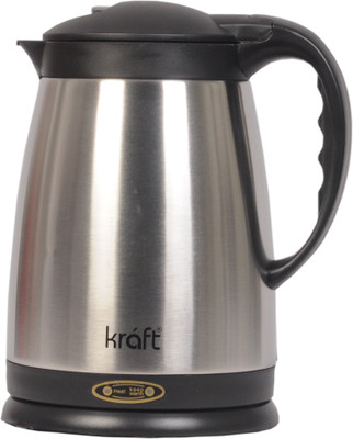 

Kraft 1.5 KGA Electric Kettle(1.5 L, STEEL, Black)