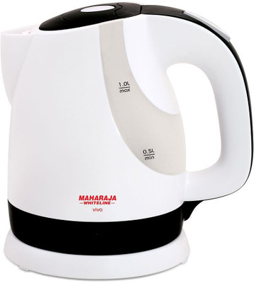 

Maharaja Whiteline VIVA EK-105 Electric Kettle(1 L, White/Black)