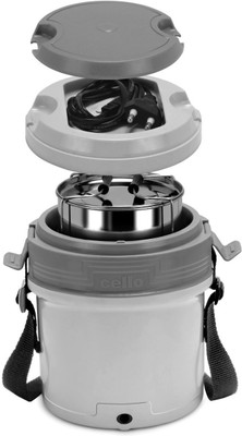 

Cello 750 ml 3 Compartments(Conduction Heat Lunch Box)