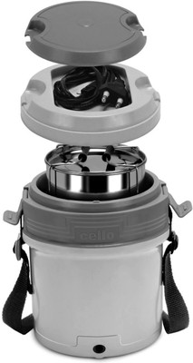 

Cello 900 ml 4 Compartments(Conduction Heat Lunch Box)