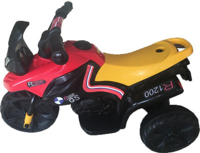 

Alison Lttl battery operated Bike Battery Operated Ride On(Black), Black red
