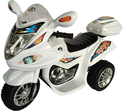 

HLX-NMC BATTERY OPERATED FUN Bike Ride On(White)