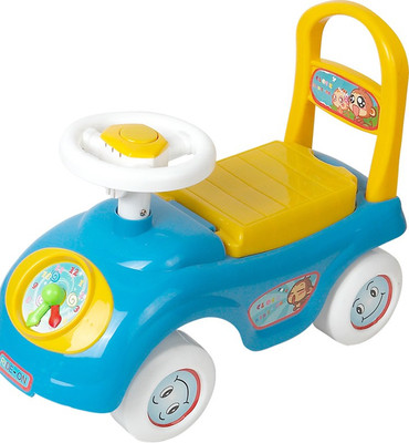 

Ez' Playmates Baby Ride On Time Blue Car Ride On