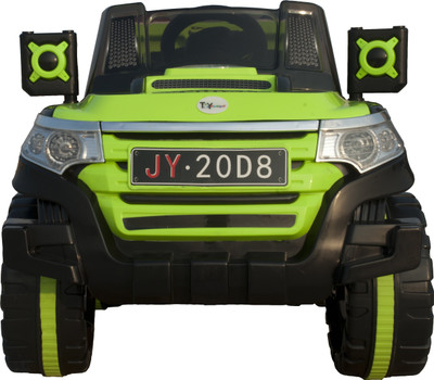 

Toyhouse Remote Controlled�Ride-On Jeep Battery Operated Ride On(Green), Multicolor