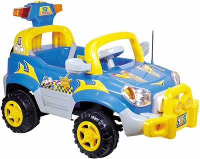 

Toyhouse Super Land Cruiser Suv Car Battery Operated Ride On(Blue), Multicolor