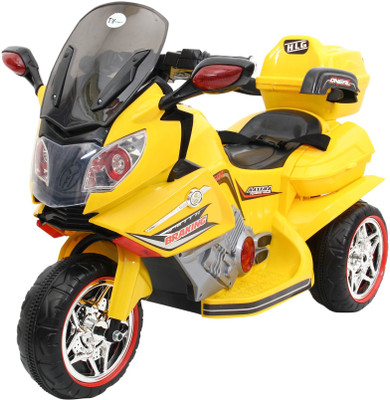

Toyhouse Remote Ride On Bike Battery Operated Ride On(Yellow), Multicolor