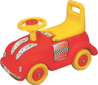 

Girnar Beatle Car Car Ride On, Red;yellow