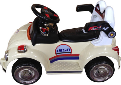 

HLX-NMC BATTERY OPERATED FUN Car Ride On(White)
