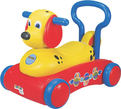 

Girnar Rocker 3 In 1 Dog Car Ride On, Red;yellow