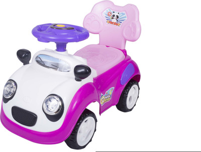Ez' Playmates Panda Ride On Pink Car Ride On(Pink)