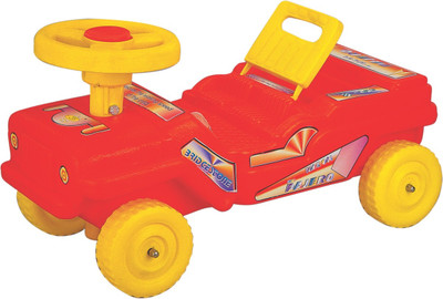 

Girnar Pajero Sit N Ride Car Ride On, Red;yellow