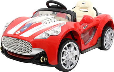 

Toyhouse Dynamic Super Car Rechargeable Car Battery Operated Ride On(Red), Multicolor
