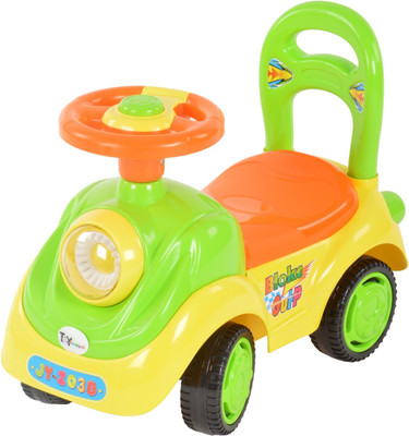 

Toyhouse Simple Ride-On Push Car Battery Operated Ride On(Green), Yellow