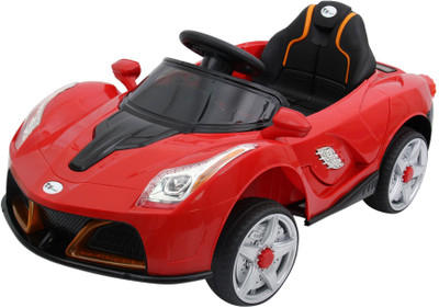 

Toyhouse Beautiful Remote Car 6V Rechargeable Car Battery Operated Ride On(Red), Multicolor