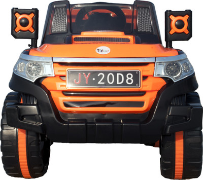Toyhouse Remote Controlled�Ride-On Jeep Battery Operated Ride On(Orange), Multicolor
