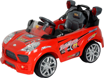 

Toyhouse Super Rally Racer Car 6V Rechargeable Car Battery Operated Ride On(Red)