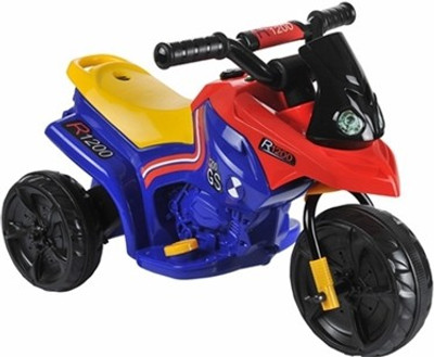 

Alison Lttl battery operated - blue & red Bike Battery Operated Ride On(Multicolor)