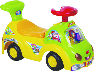

Toyhouse Rainbow Car Ride On, Yellow