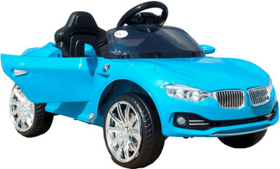 Toyhouse Lookalike 528i Saloon 6V Rechargeable Car Battery Operated Ride On(Blue)