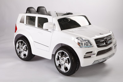 

Toyhouse Officially Licensed Benz GL Rechargeable Car Battery Operated Ride On(White), Multicolor