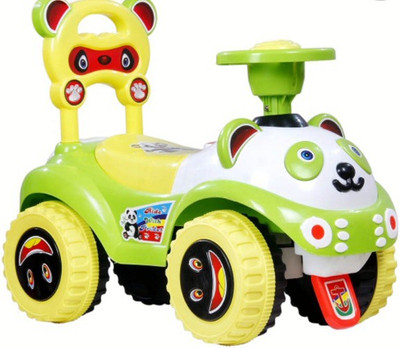 

Panda Cart Ride On, Green