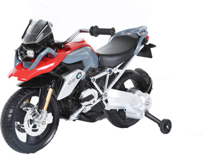 

Toyhouse Officially Licensed BMW R1200GS Motorcycle Rechargeable Bike Battery Operated Ride On(Black & Red), Multicolor