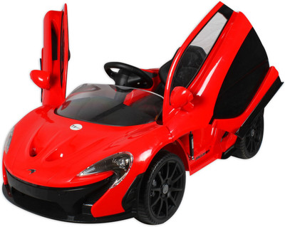 

Toy House Officially licensed McLaren P1 12V Rechargeable Car Battery Operated Ride On(Red), Multicolor