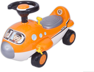 

Ez' Playmates Mini Cartoon Plane Ride On Orange Car Ride On(Orange)