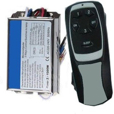 

ACCESSOREEZ 3-WAY Wireless Remote ON-OFF Switch Electrical Combo