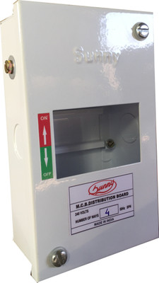 

Sunny 4 Way MCB Box SM-1804 MCB(4)