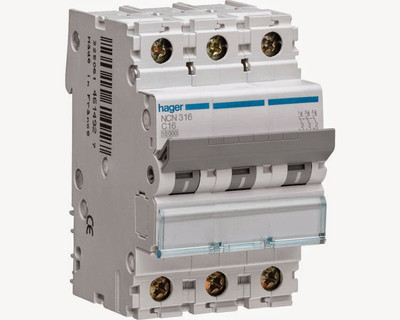 

Hager C Curve 32a Three Pole Mcb MCB(3)