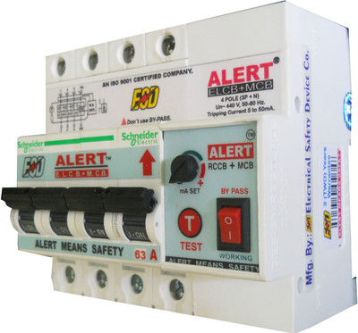 

Alert ELCB+MCB_63A AE+MC63A4(POLE) MCB(4)