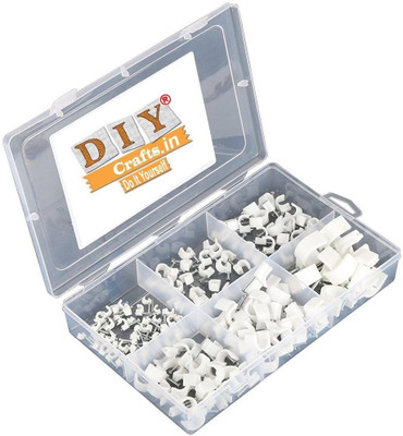 DIY Crafts DIYCrafts160ccrc Circles Cable Clips Power Plug(White)
