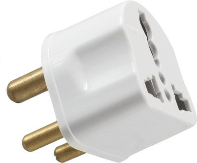 

GIRISH Universal_Plug298 Three Pin Plug(White)
