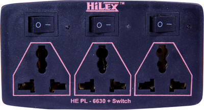 

Hilex 6630-with Switch 5 A Three Pin Socket