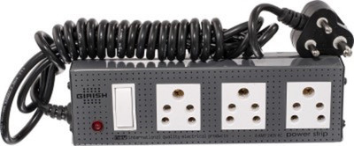 

Girish Power Strip Extension Cord 1X3 6 A Three Pin Socket
