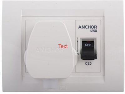 

Anchor 20 One Way Electrical Switch(Pack of 1 Number of Switches - 1)