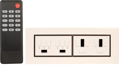 

DOTT SYSTEMS 8 MODULE-BI 08M 062 8 One Way Electrical Switch(Pack of 1 Number of Switches - 8)